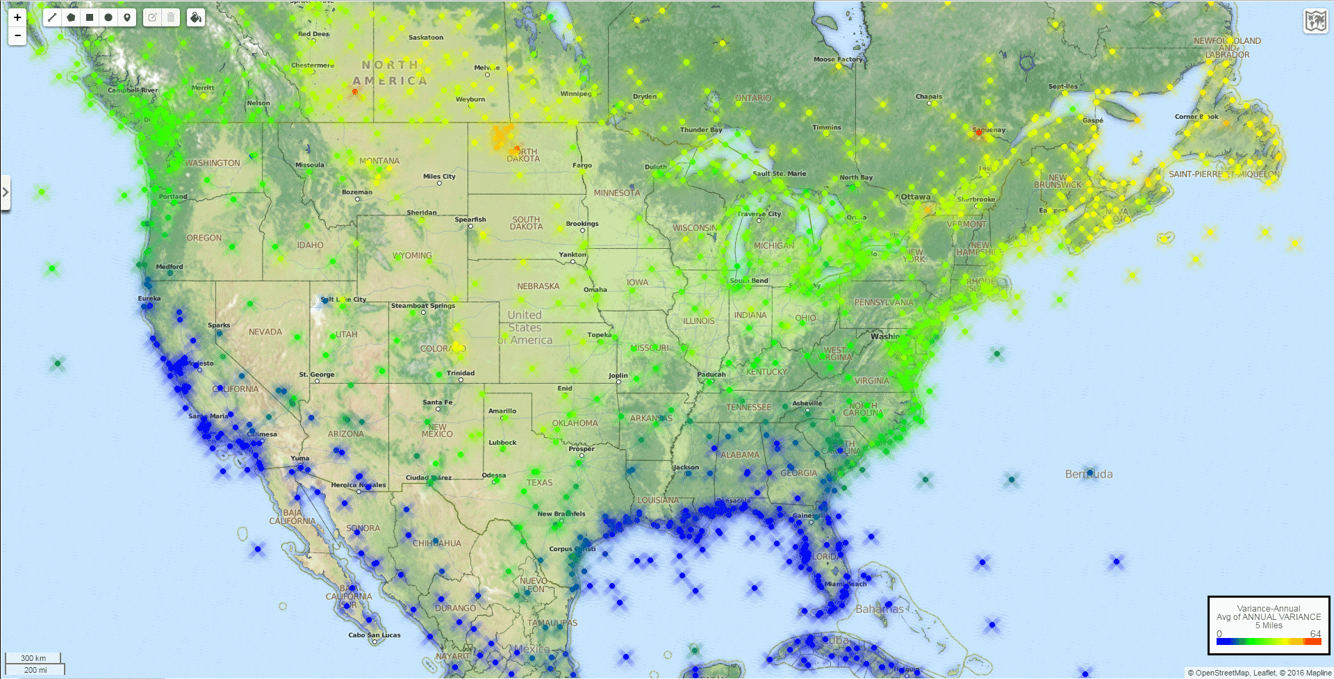 Air Pressure Map